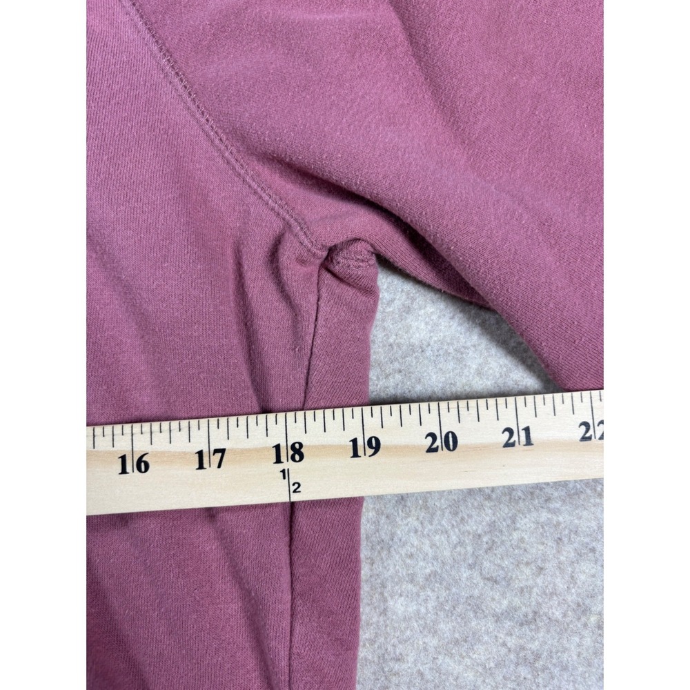 The North Face Womens Plum Purple Logo Pullover Hoodie Sweatshirt Size Large - Picture 3 of 5
